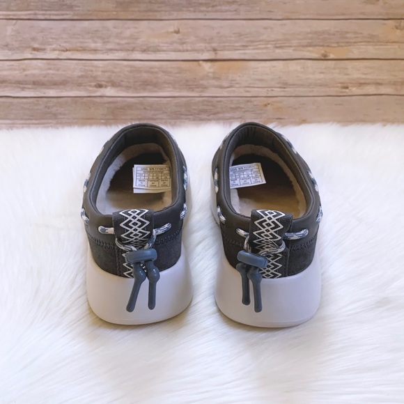 UGG Classic Boom Slip On Charcoal Sneakers - Picture 6 of 8